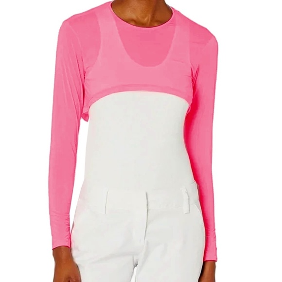 Jamie Sadock Crop Top Solar Protection Sunsense 35 SPF Lightweight Sleeves Arms - Picture 6 of 10